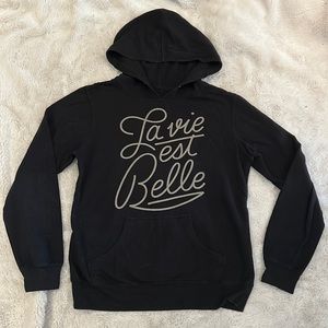 🌻2/$10🌻 Black hoodie, Sevenly, size small